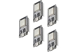 ESP32 con CP2102 Chip Modulo,QIQIAZI ESP32 USB C modulo Scheda di sviluppo ESP32 NodeMCU ESP32-WROOM-32 2.4 GHz WLAN WiFi Bluetooth Microcontroller compatibile con Arduino(5PCS)