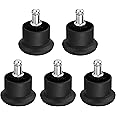 MRC Chair Stopper Bush Office Desk Chair or Stool Swivel Caster Wheels, Easy Conversion from Wheeled Casters to Stationary Feet to Protect Wood or Hardwood Floor(Stopper Wheel)