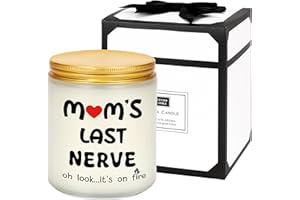 MESTECTPET Mother's Day Gift for Mum, Scented Candles Gifts for Mom from Daughter Son, Funny Birthday Thanksgiving Valentines Day Gift for Mother Grandma Women (English Pear Freesia Scent)