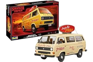Revell 07725 VW T3 Bus Surfer Boy : Stranger Things Kit de maquette en plastique non construit/non peint échelle 1:24