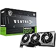 MSI Gaming pci_e RTX 5070 Ti 16G Ventus 3X OC Graphics Card (16GB GDDR7, 256-bit, Extreme Performance: 2497 MHz, DisplayPort x 3 2.1a, HDMI 2.1b, NVIDIA Blackwell Architecture)