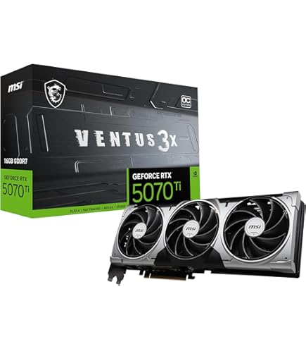【ジャンク】MSI GeForce RTX 4070Ti  VENTUS 3x Amazon.com: MSI GeForce RTX 4070 Ti Super 16G Ventus 3X
