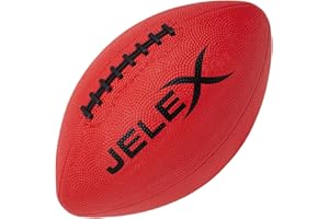 ‎JELEX JELEX Touchdown American Football aus Gummi, mit klassischer Naht und hervorragender Sprung- und Flugeigenschaft, optimale Handlichkeit mit gutem Grip. Gewicht: 400 g