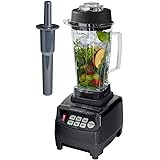 Profi Smoothie Maker Power Mixer Blender Icecrusher 2,0 l mit Edelstahlmesser (6 integrierten Stahlklingen) - mit dem kraftvo