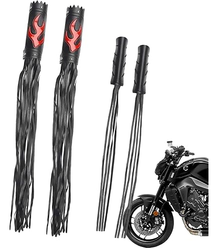 Motorrad Lenker Fransen Abdeckung - Leder Quaste Für Griff & Hebel, Wasserdicht & Universell Passend