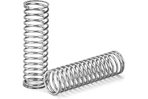 GUNGY Ressort de Compression 40mm Ressorts Compression en Acier Inoxydable Diamètre du Fil 1mm Diamètre Extérieur 12mm Force du ressort 0,9KG 10 Pièces