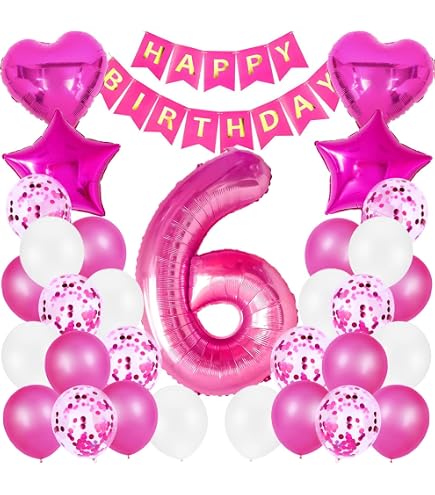 Set Decorazioni Compleanno: 18 Palloncini, 13 Topper Per Torta, Striscione Buon Compleanno - 5