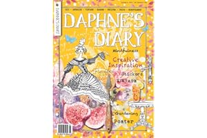 Daphne's Diary Magazyn #5 2024 (angielski) | kreatywny podręcznik do rzemiosła artystycznego | interaktywny dziennik do uważności, kolorowania, sztuki, gotowania, podróży | pełen kreatywnych