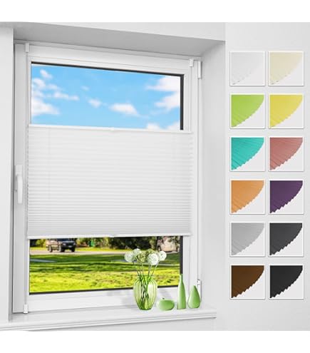 K-Home Klemmfix Pleated Blind 3D Effect Taupe 35 x 130 cm : Buy Online at Best Price in KSA - Souq is now