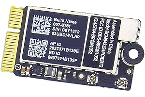 OLVINS BCM943224PCIEBT2 Scheda di rete wireless Bluetooth WiFi di ricambio per Macbook Air 11'' A1370 13" A1369 (metà 2011) 11'' A1465 13" A1466 (metà 2012) Scheda WiFi