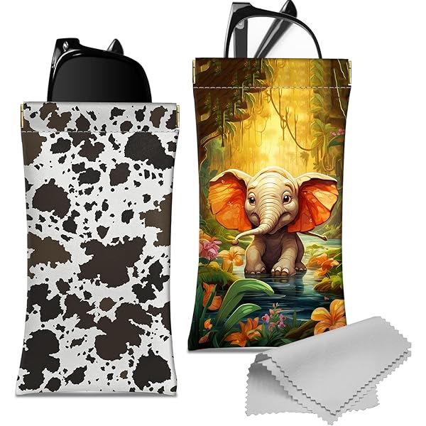 Qufiiry Brillendoos Zacht, Lederen Zonnebril Zakken, Mode Bril Etui, Draagbaar Zonnebril Opbergvak, Modieus Brilzak voor Mannen en Vrouwen Buiten, zwart, Eén maat