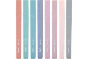 Mr. Pen- Aesthetic Cute Highlighters, 8 pcs, Chisel Tip, Earthy Colors, Assorted Colors,No Bleed Bible Pastel Highlighter Set, Back to School Supplies