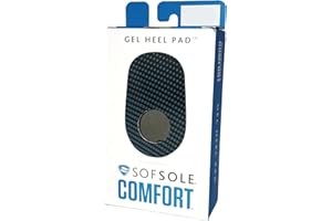Sof Sole Coussin Gel Talon - Confort durable - Soulagement des douleurs au métatarse - Design fin pour chaque chaussure - Semelles amortissantes pour un usage quotidien - 1 paire