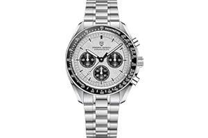 ROLLSTIMI Pagani Design 1701 Męski zegarek kwarcowy Tarcza ze stali szlachetnej Japoński mechanizm VK63 Wodoodporność do 100 Bransoleta ze stali szlachetnej Szafirowy chronograf.