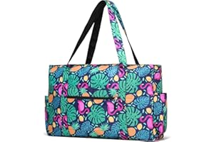 Outrip Extra Large Beach Tote Bags for Family Waterproof Pool Bag for Women with Zipper