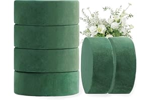 BRITECO Round Floral Foam for Fresh Flower Arrangements – 6 Pack, Floral Foam – Long-Lasting Hydration, Ideal for Weddings and Events