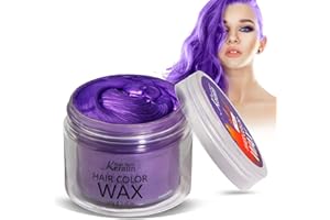 ‎MAGIC MASTER KERATIN Haarfarbe Wachs, Magic Master Keratin Temporäre Frisur Creme Instant farbiger Ton für Männer und Frauen Party, Festival, Cosplay(Lila)