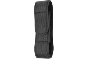 OTOTEC Etui na latarki taktyczna latarka kabura nylonowa latarka latarka torba akcesoria do wędrówek wspinaczki pracy na zewnątrz 19 x 5 cm