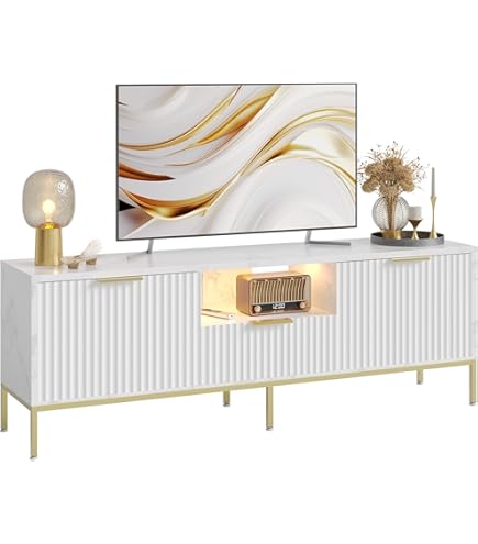 TV meubel Ravenna F Painted MDF 58x200x42 Zwart | Leen Bakker