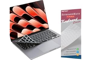 Digi-Tatoo Ultra Dünn Tastaturschutz Kompatibel für MacBook 2024~2021 Pro 14/16 Air 13/15 (A3112 A3401 A3185 A3403 A3186 A3113 A3114 A2992 A2918 A2779 A2991 A2780 A2681 A2941 A2442), (German-Layout)