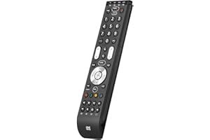 One For All Essence 4 Universal Fernbedienung TV - Steuerung von 4 Endgeräten - TV/Smart TV Set Top Box DVD Blu-Ray und Audiogeräte - Funktioniert garantiert mit Allen Herstellermarken - URC 7140