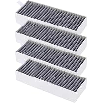 Filtre à Charbon Actif Pour Plaques De Cuisson Bosch, Siemens, Neff - 4 Pièces 195x75x35mm - Neutralise Odeurs