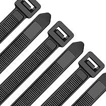 100x Kabelbinder Aus PA66-Nylon – 400 Mm Lang, 80 Kg Zugfestigkeit, Für Innen/außen