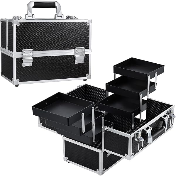 Joligrace allette aquillage alette à Ongles Vanité Valise aquillage