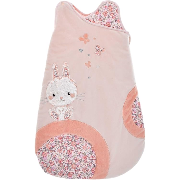 Minetom Bébé Fille Garçon Mignon Hiver Gigoteuses Confortable Sac De Couchage Tricoter Double Couche Multicolore Nouveau-Né 0-12 Mois Pink L (78 * 86cm
