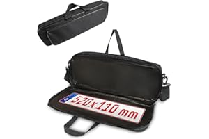 T TAKONE Kennzeichentasche für KFZ-Händler, Zulassungsdienste & Werkstätten – Ideale Tasche für die einfache Aufbewahrung und Organisation von Nummernschildern