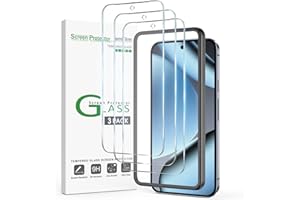 amFilm 3 sztuki szkła hartowanego kompatybilnego z Google Pixel 10 Pro Pixel 10/9 / 9 Pro folia ochronna ekranu do, HD, przezroczysta, odporna na zarysowania, bez pęcherzyków