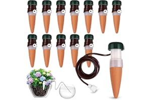 Sunshine smile 12 Stück Wasserspender für Zimmerpflanzen,Bewässerungssystem Balkon,Automatische Bewässerung Zimmerpflanzen,Selbstbewässerung Bewässerungssystem