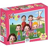 CA Games Niloya Lisanslı 100 Par&ccedil;a 34x24cm &Ccedil;ocuk Puzzle Yapboz Serisi