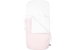 BO Baby's Only - Nid d'ange siège auto 0+ Cable - Rose très Clair - 50% coton/50% acrylique