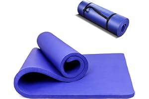 PROIRON Tapis de Yoga Epais 6MM/10MM/15MM,Antidérapant Tapis d'exercice Fitness,Tapis de Gymnastique pour Yoga Pilates Gym Exercices Sport Camping Voyage