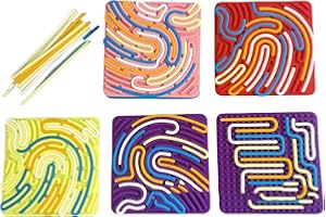 LEIMONRI Fine motor skills toys,Silicone Sensory Activity Board,Sensory Toys for Autism ADHD and Stress Relief,fidget toys-Car and Plane Activities for Kids Travel, (sensory-bop it square001)