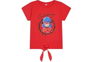 ONOMATO! Miraculous Ladybug - Camiseta de manga corta para niña