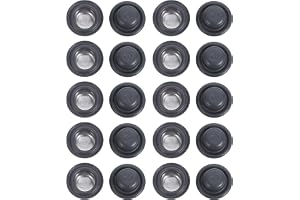 Mipcase 20 st. takskruvlock i aluminium, förhindrar läckage och skruvlock | Rostfria och vattentäta takskruvlock, tätning över befintliga skruvhuvuden, för metalltak, , skjul, husbil
