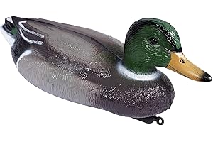 ARTECSIS Senuelo de Pato para Estanque y Jardin, ánade Real de plastico, decoración de Estanque, Pato Flotante