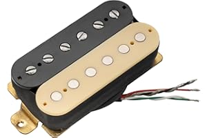 Musiclily 50mm Pickup Humbucker Manico per Chitarra Elettrica, Zebra