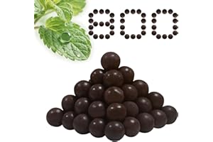 Ezitruz Tonkugeln Für Steinschleuder, 800 Stück Steinschleuder Kugeln, Biologisch Abbaubar Braun Tonkugeln zwille 9mm, Schleuder Munition Für Schießen und Jagdzielübung