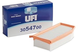UFI Filters, Filtre à air 30.547.00, Filtre à air de Remplacement, Adapté aux Voitures, Applicable sur Différents Modèles Dacia et Renault