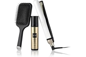 ghd Platinum+ Set - Piastra intelligente e professionale con ghd Bodyguard e spazzola The all Rounder