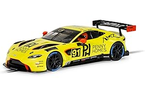 Scalextric Cars – C4446 Aston Martin GT3 Vantage – Penny Homes Racing – Ronan Murphy – Voiture pour Circuit de Course ou Ensemble – Idées Cadeaux pour Petits Enfants pour garçon/Fille à partir de 5