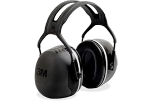3M Peltor XA007706956 X5A Hörselskydd med Pannband, 37 dB, Svart | Personlig skyddsutrustning, hörselskydd, unisex vuxna, 1 styck