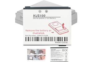 Aousavo HJS-100 Batterie de rechange HJS100 compatible avec Becker HJS100, HJS-100, Map Pilot, Mercedes Benz Map Pilot, VW Map Pilot, remplace Becker 338937010208 Mercedes Benz Map Pilot, C260 GLK300