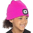 Undercover Adults Mens Womens & Kids Hands Free Light Up LED Knitted Winter Beanie Hat