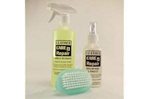Leather Care & Repair Mould Cleaner & Protect Kit - Convertible Canvas Hood/Soft Top Fabric Roof