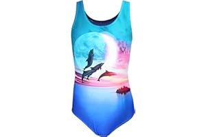 Aquarti Costume da Bagno da Bambina con Stampa