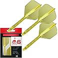 Target Darts K Flex Integrated Dart Flights And Shafts, No.6 | Pack Of 3 K-Flex - No6, Kflex All In One Moulded Dart Flight & Stem Lengths: Short, Intermediate & Medium | Professional Dart Accessories
